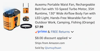 Amazon Portable Waist Fan 2026 2