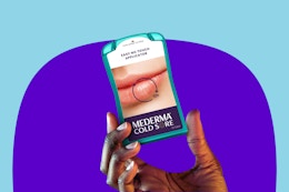 hand holding container on KCL template