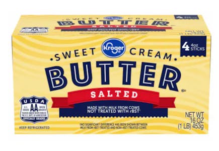 Kroger Butter Sticks