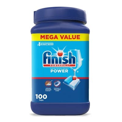 Finish Power Dishwasher Tablets 100-Pack