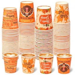 Fall Paper Cups