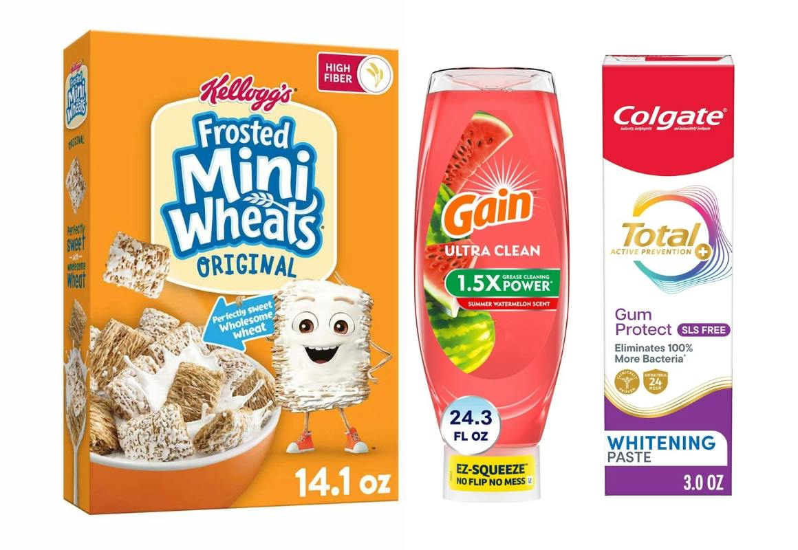 4 Household + 4 Grocery Products