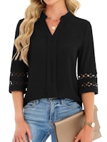 Women's V-neck Blouse