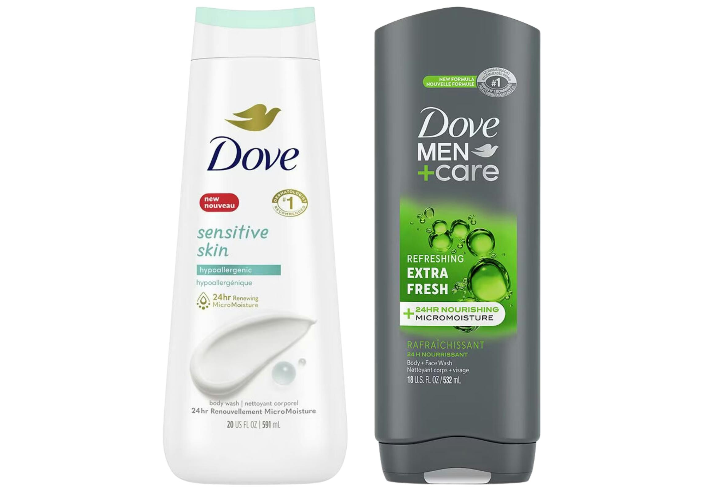 2 Dove Body Washes