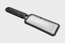 a foot file on a grey background
