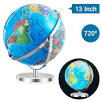 Costway Illuminated World Globe