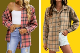 Walmart women's flannel shirts