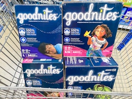 Save $5 on Goodnites Nighttime Underwear With Ibotta at Walmart card image
