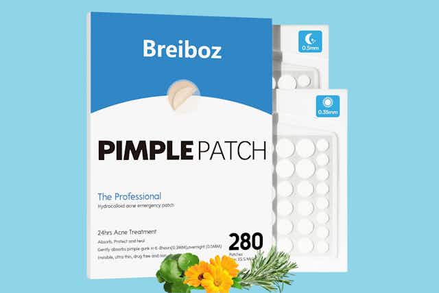 Pimple Patches 280-Pack, as Low as $3.14 on Amazon card image