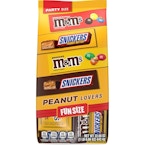 2 M&M's and Snickers Candy Bag