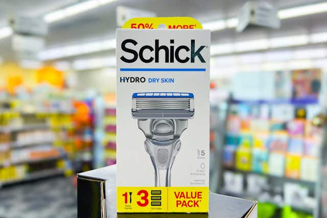 Schick Hydro Razor, as Low as $1.49 at CVS card image