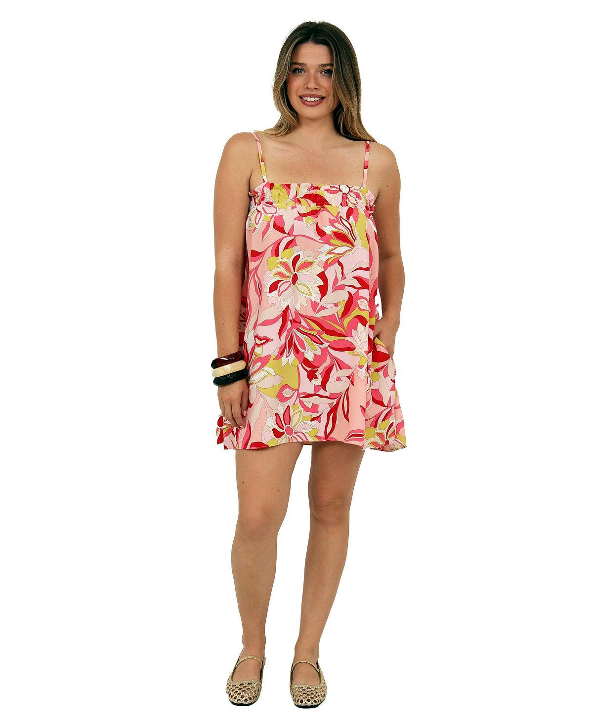 Women's Floral Print Mini Dress