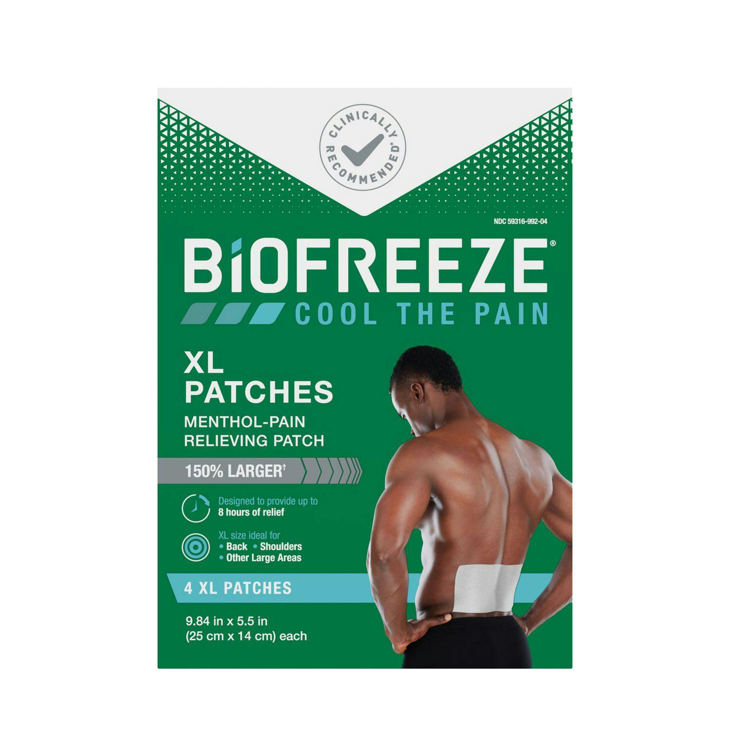 2 Biofreeze Pain Relief Patches