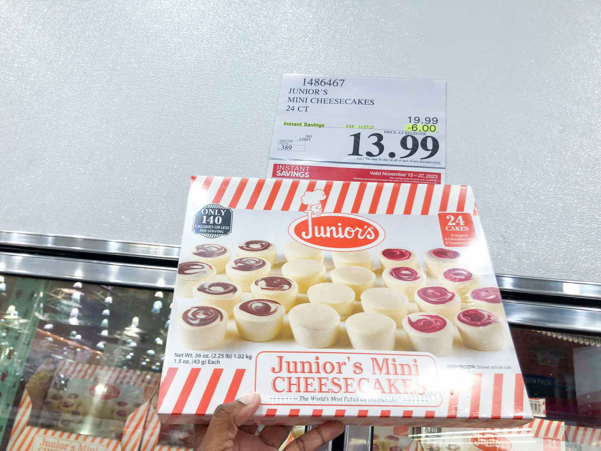 Junior’s 24Count Mini Cheesecakes, Only 13.99 at Costco (Reg. 19.99