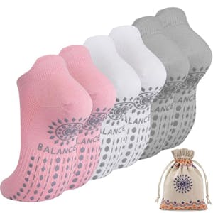 Pilates Socks, 3 pairs