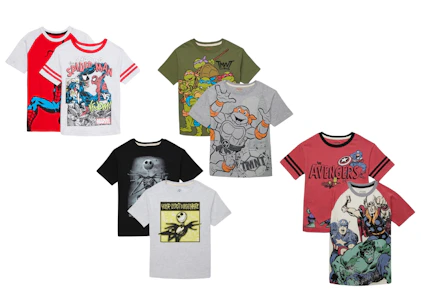 Kids' Character Graphic Tee Set