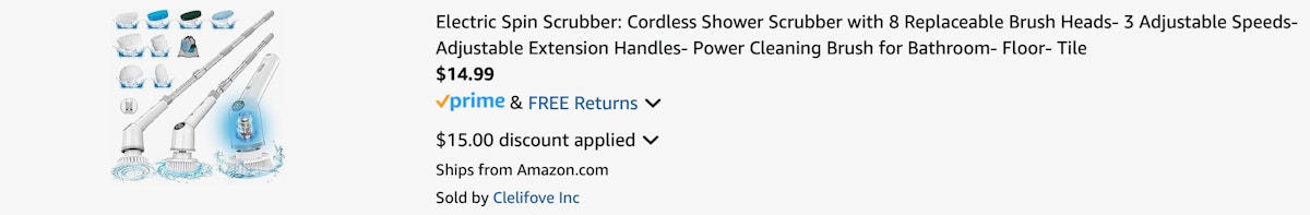 Amazon Electric Spin Scrubber 2025 2