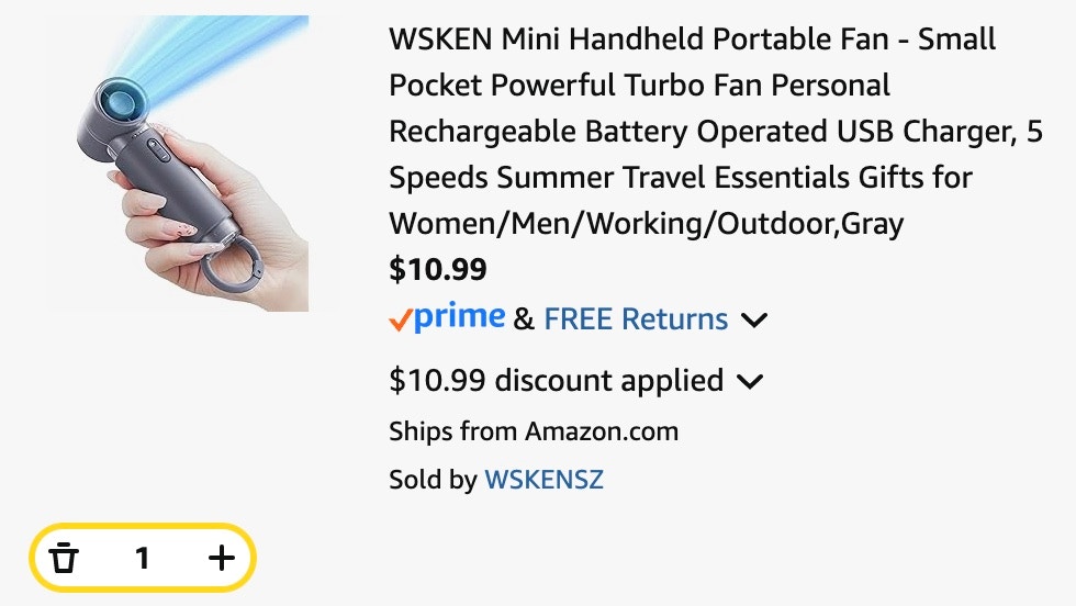portable fan