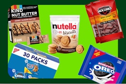 Stock up With Amazon's Best Snack Deals: Nabisco, Nutella, Kind, and More card image