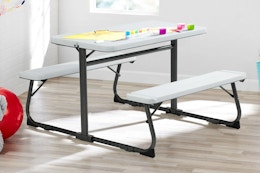 Hurry — Walmart's Popular Kids' Picnic Table, Now $49 in All Colors card image
