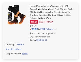 heated socks