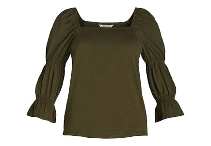 The Pioneer Woman Puff Sleeve Top