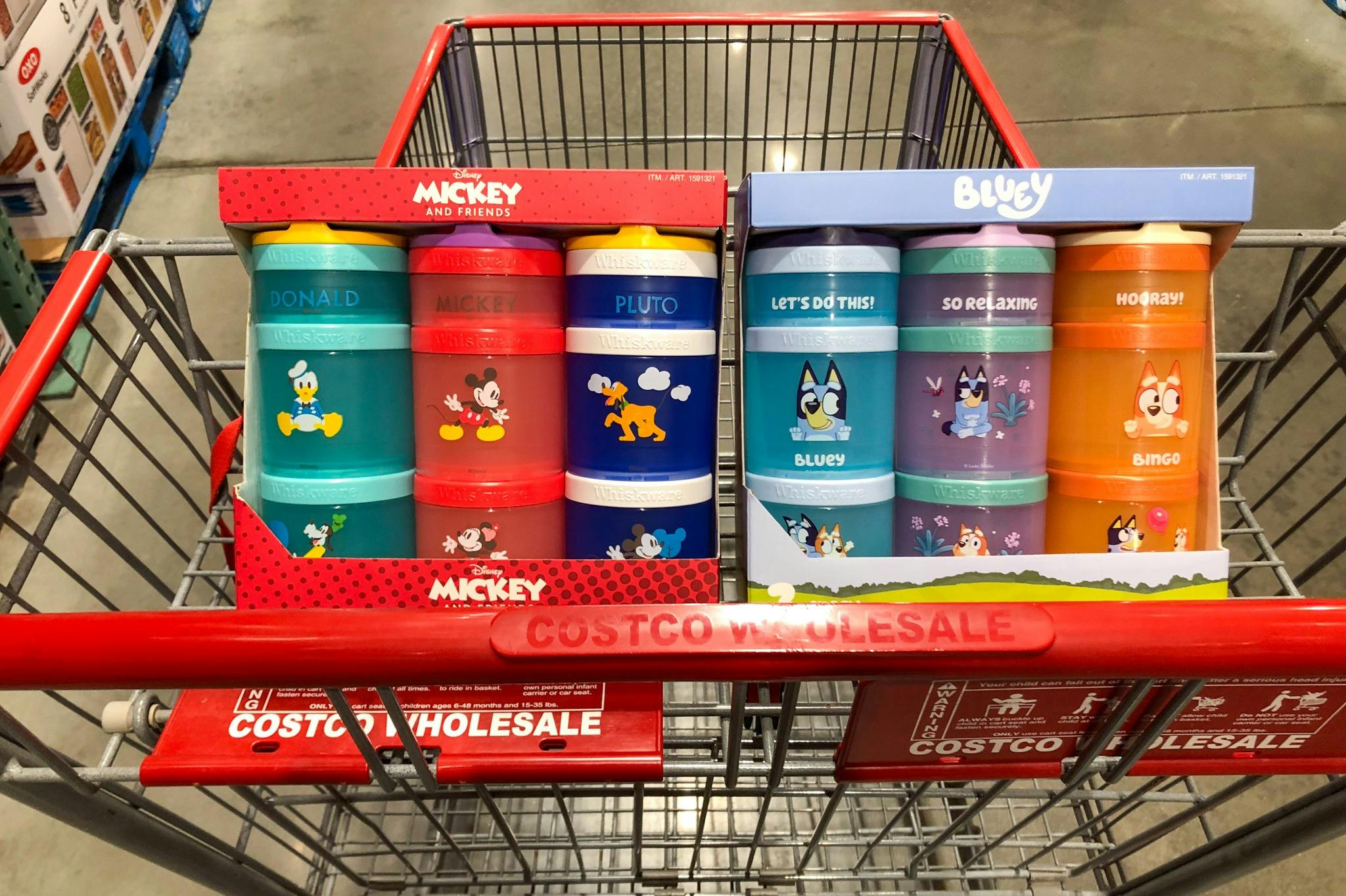 Disney or Bluey Whiskware Snack Container 3Pack, 19.99 at Costco