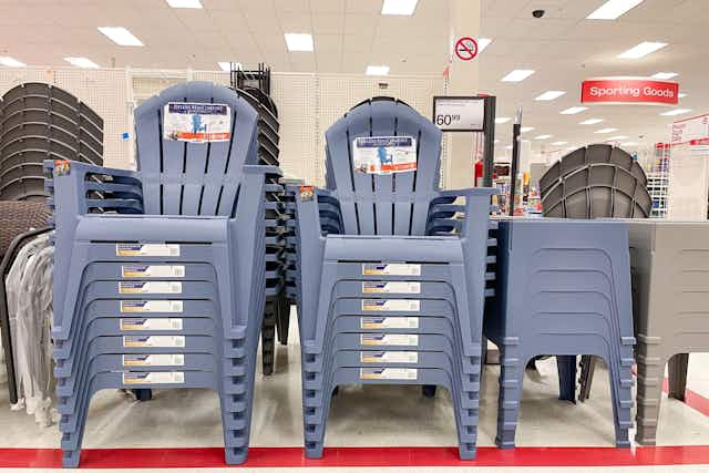$13 Patio Tables, $19 Adirondack Chairs, and $43 Patio Rocker at Target card image