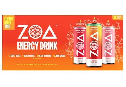 Zoa Energy Drink 18-Pack