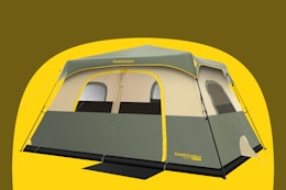 8-Person Camping Tent, Now $161 for Amazon Prime Day card image