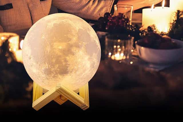 Moon Lamp, Just $9.49 on Amazon (Reg. $19) card image