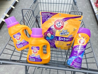 arm & hammer laundry products in walgreens cart