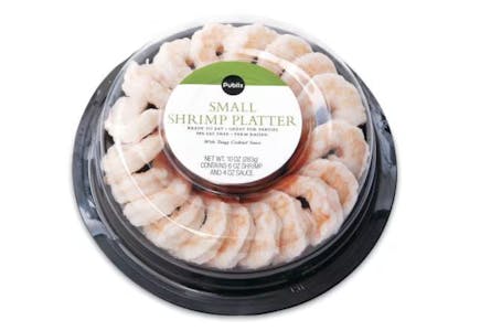 2 Publix Small Shrimp Platters