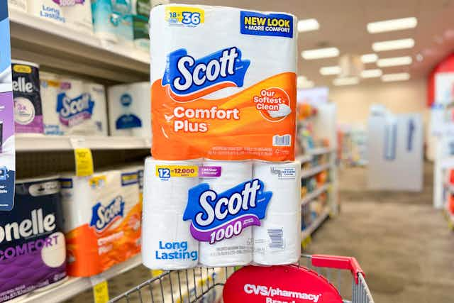 Scott ComfortPlus Toilet Paper, Only $6.99 Each at CVS card image