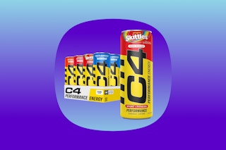 a package of c4 energy drinks