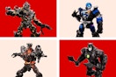 4 stock images of Blokees Transformers Figures