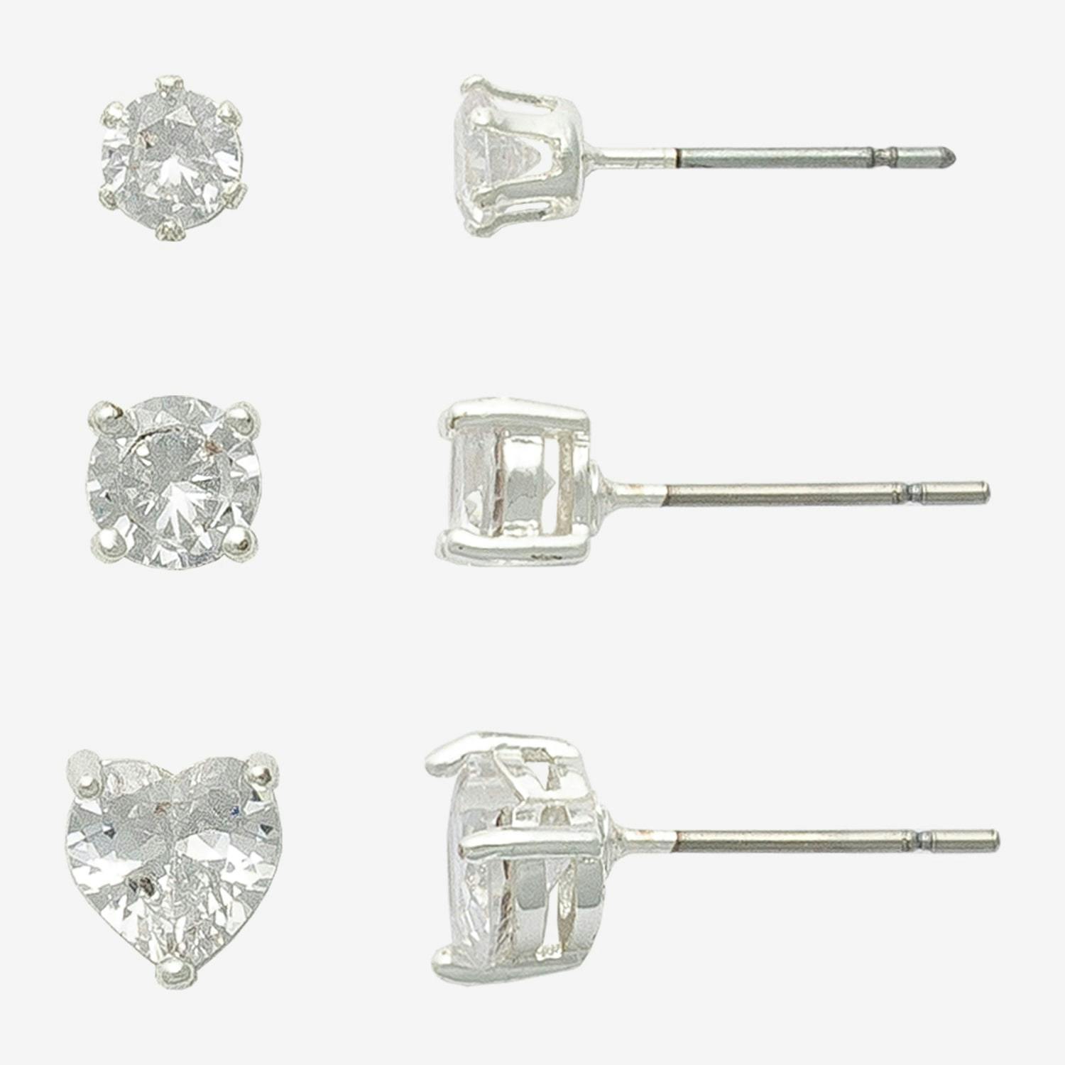 Heart Earring Set