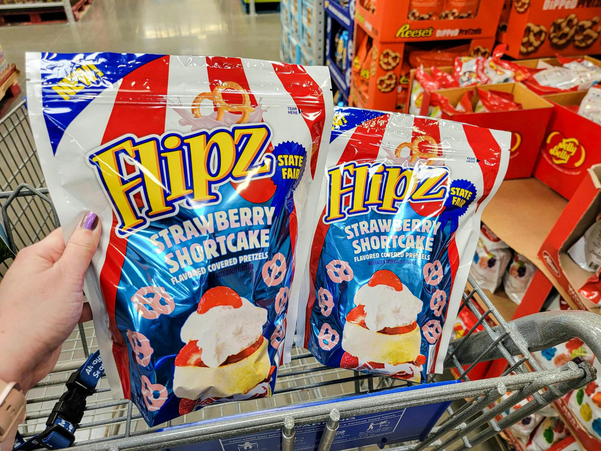 Snack Attack — Flipz Strawberry Shortcake Pretzels at Sam's Club The