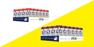 cases of seltzer water