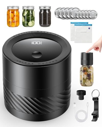 Electric Mason Jar Vacuum Sealer Kit