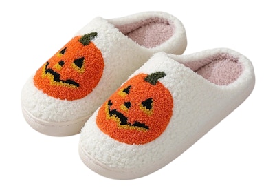Women's Pumpkin Slippers
