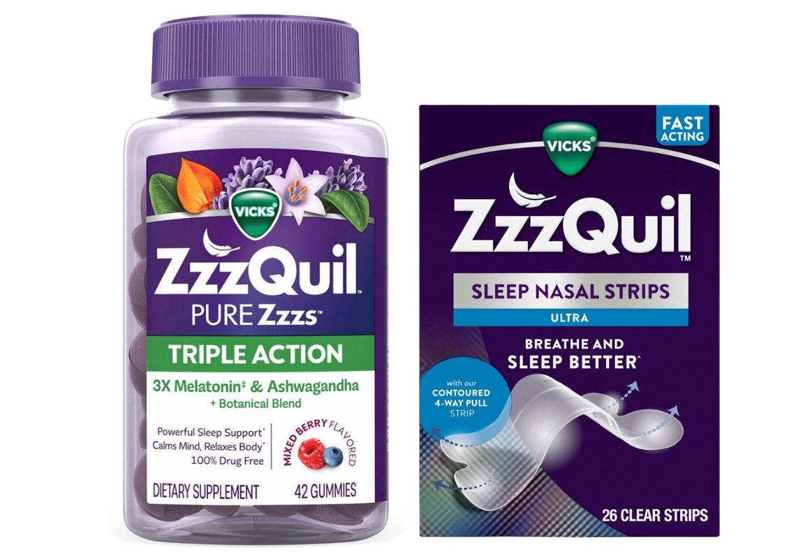 2 ZzzQuil Products