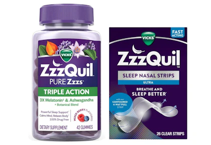2 ZzzQuil Products