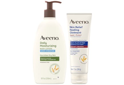 2 Aveeno Products
