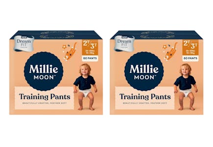 2 Millie Moon Training Pants Boxes