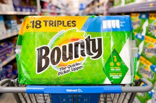 bounty paper towels walmart