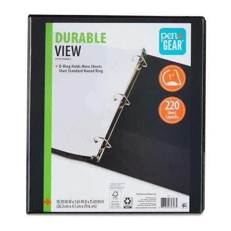 Pen+Gear Durable View Binder