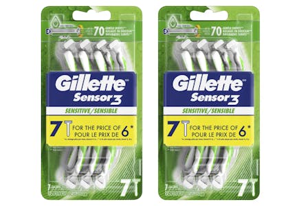 2 Gillette Disposable Razors