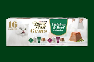 a package of purina fancy feast gems