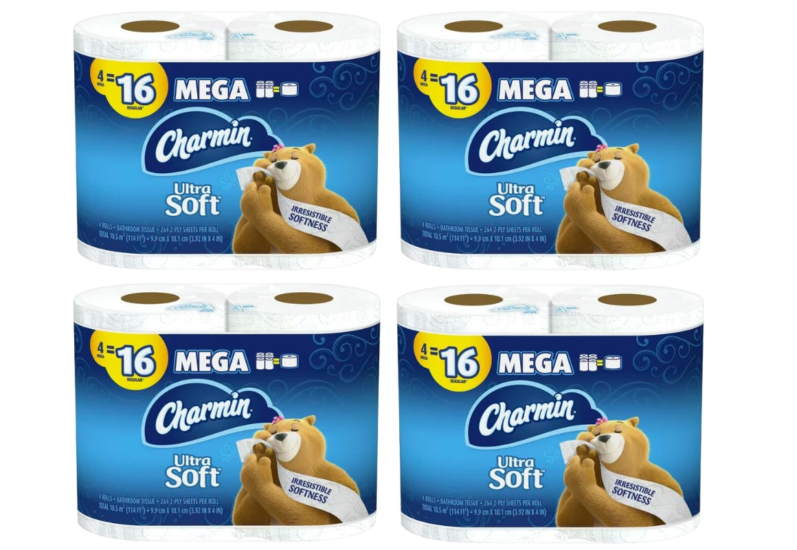 4 Charmin Toilet Paper
